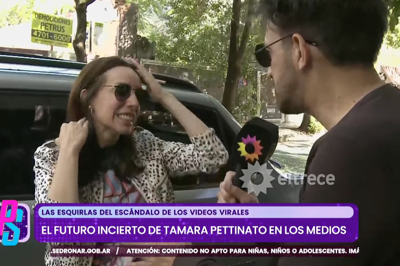 Tamara Pettinato en diálogo con "Puro Show". (Foto: Captura de pantalla)