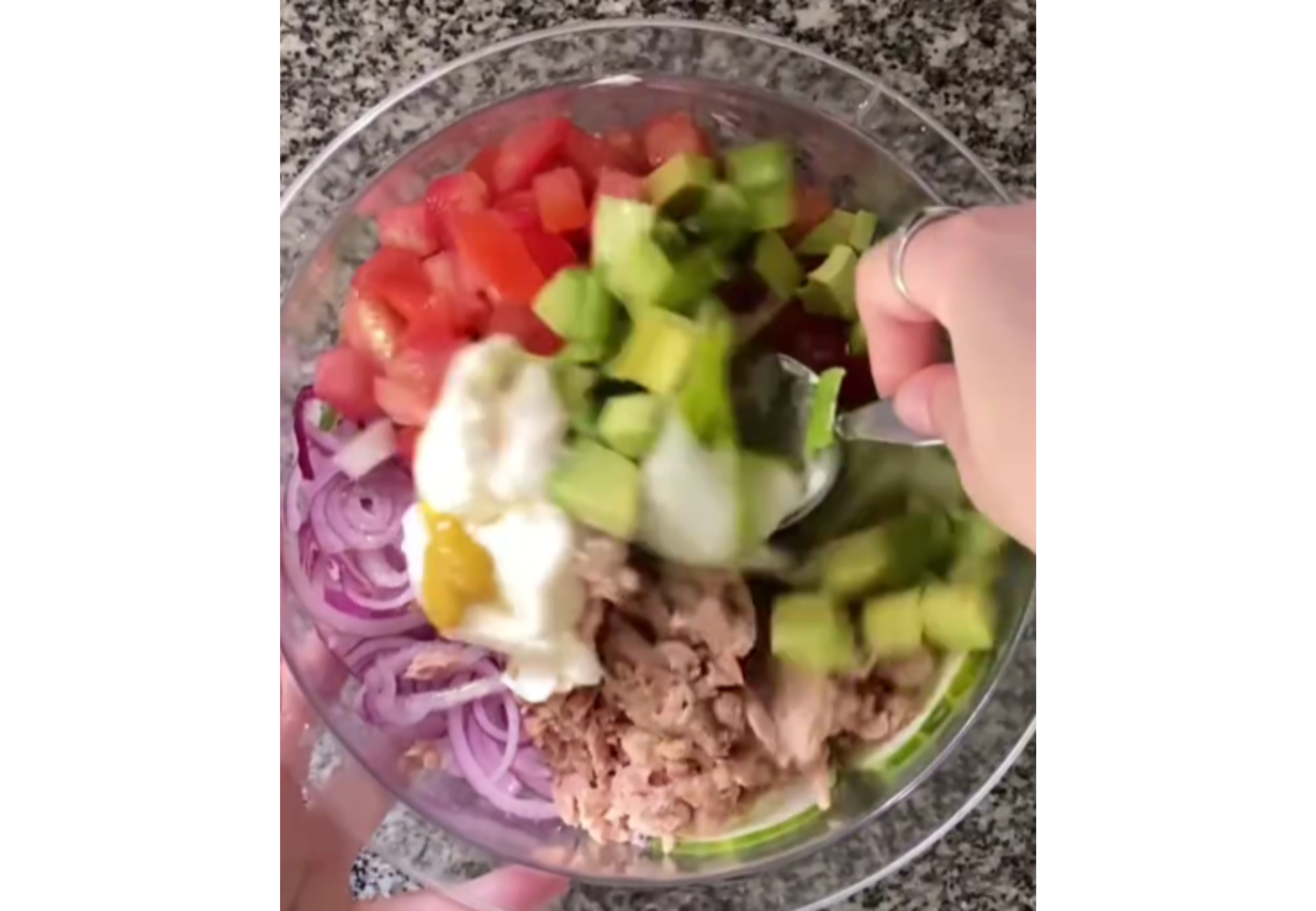 Ensalada de pepino.