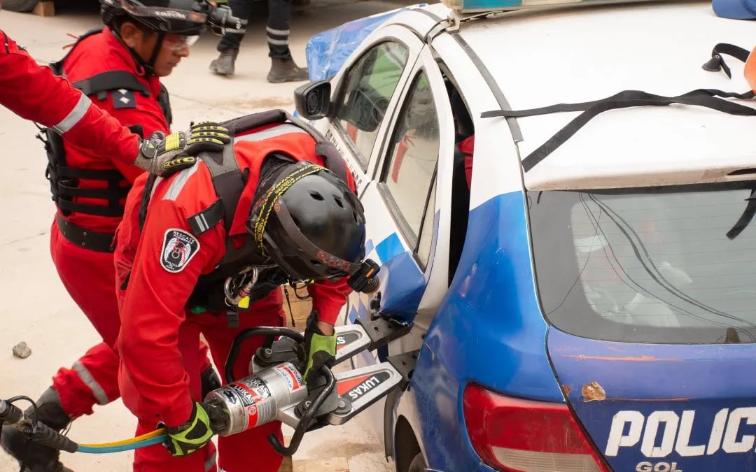 El año pasado Tumbaya fue escenario de un ejercicio que involucró a todos los servicios de emergencia de la provincia, en conjunto con especialistas franceses.