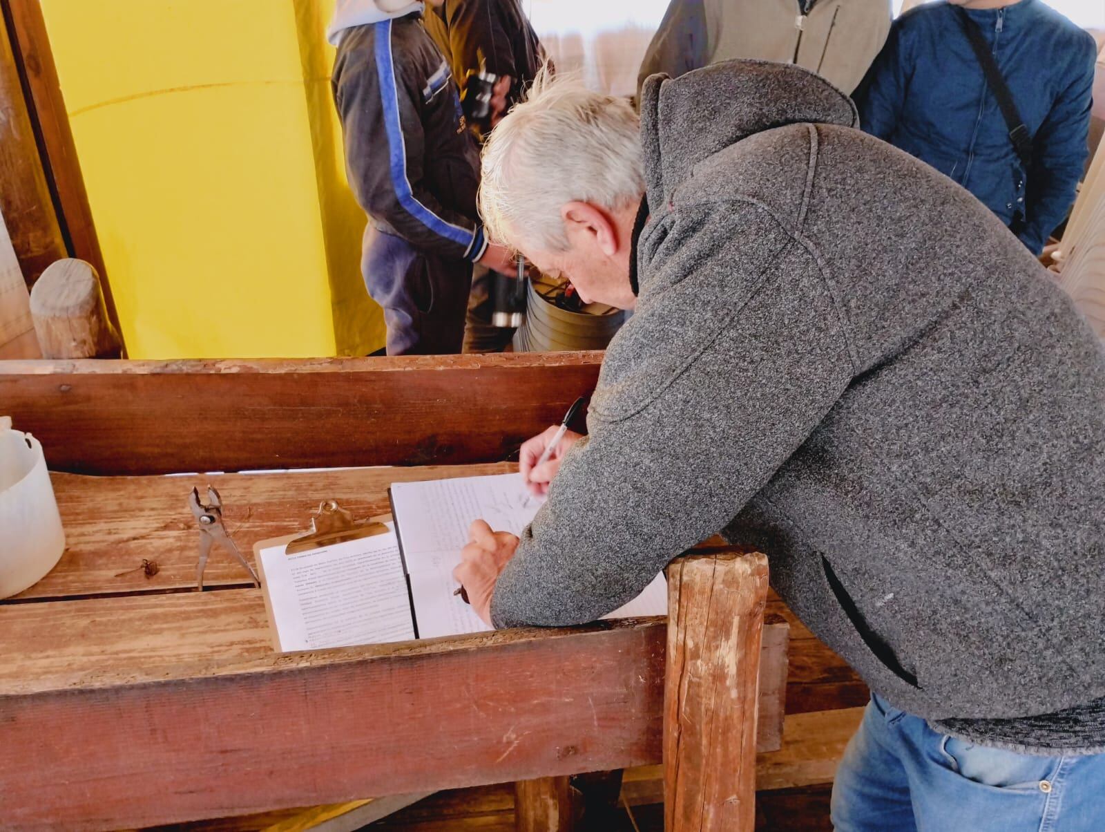 Toma de posesión de la Unidad Turística Nº 8 de Reta