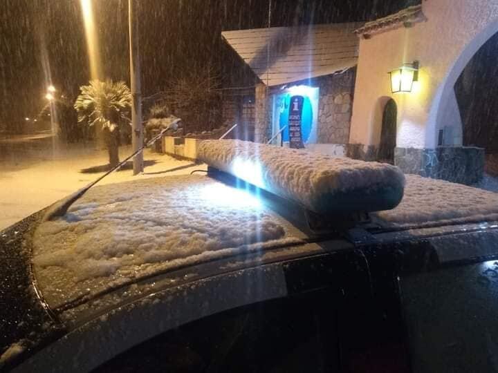 Nieve en traslasierra y Altas Cumbres