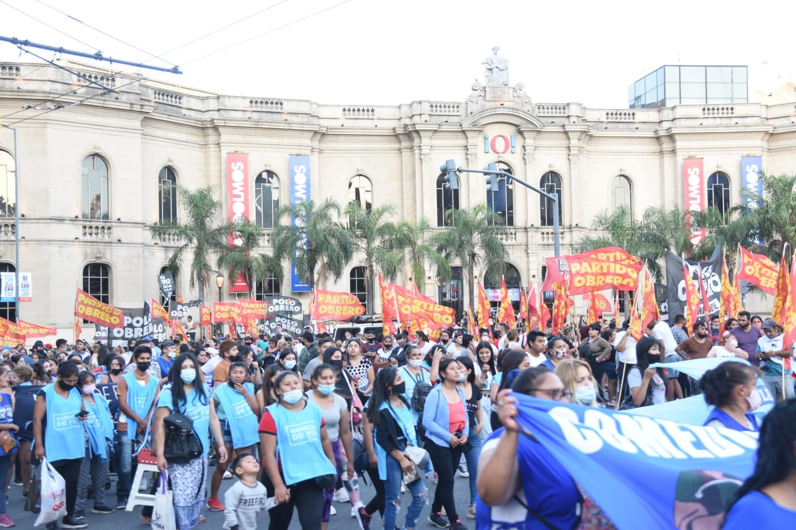 Marcha del Polo Obrero. (Facundo Luque)