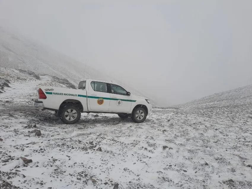 Mirá las increíbles postales del Parque Nacional El Leoncito cubierto de nieve