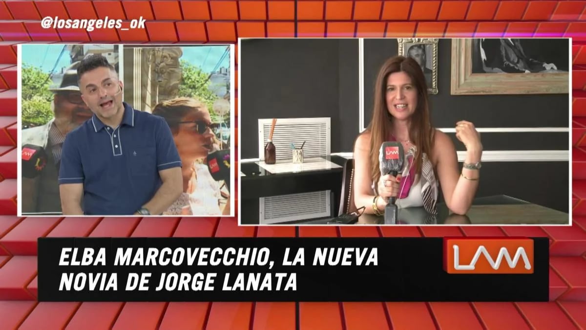 Elba Marcovecchio durante el programa de "Los ángeles de la mañana".