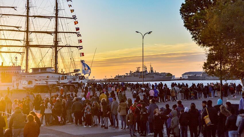 Puerto Belgrano: más de 17 mil visitantes en la fragata “Libertad”