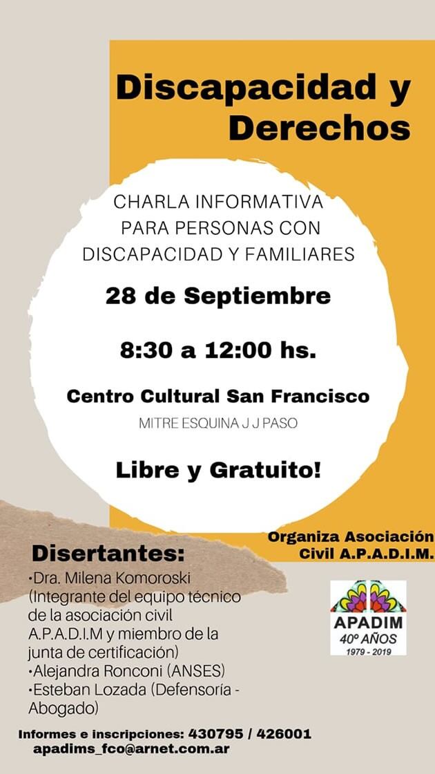 Charla en Apadim