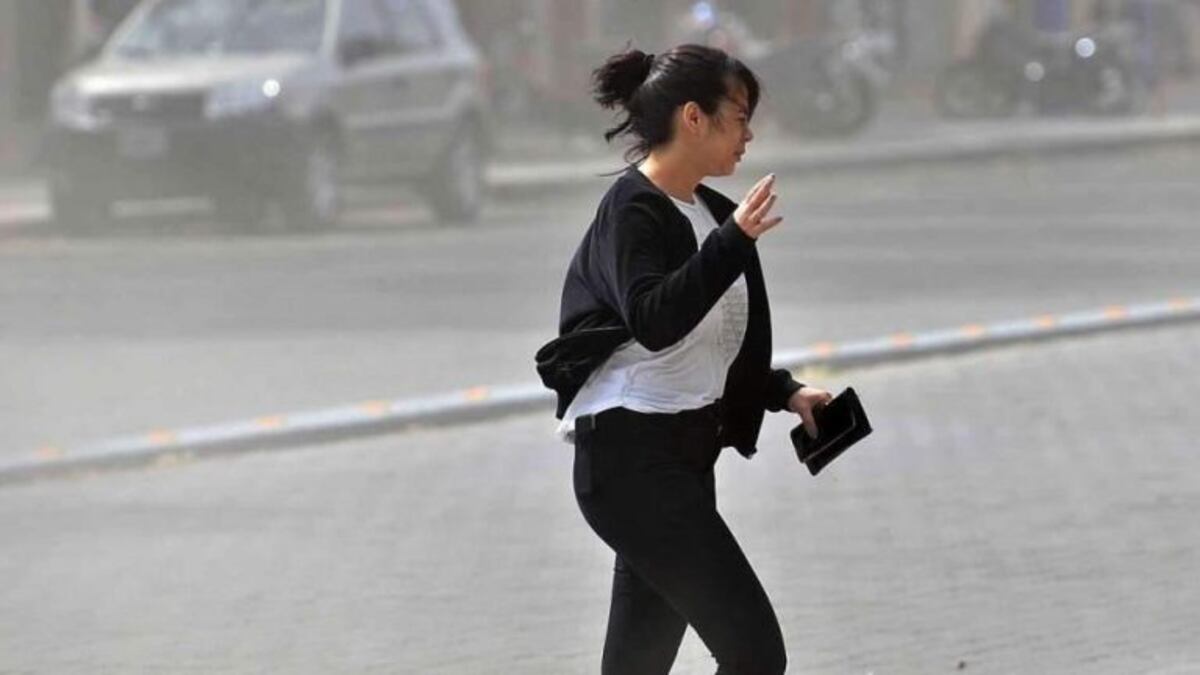 Emiten un alerta por vientos intensos con ráfagas para el centro y sur de Córdoba