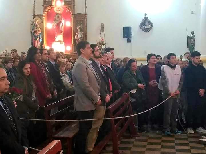 El intendente de Esquina, Hugo Benítez, acompañado por el diputado provincial Martín Barrionuevo.