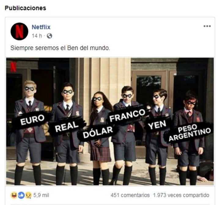 (Facebook: NetflixArg)