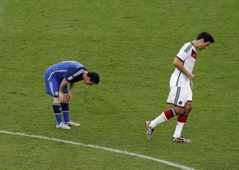 El partido fue parejo, pero la balanza se inclinó para Alemania. Foto: AP/Themba Hadebe.