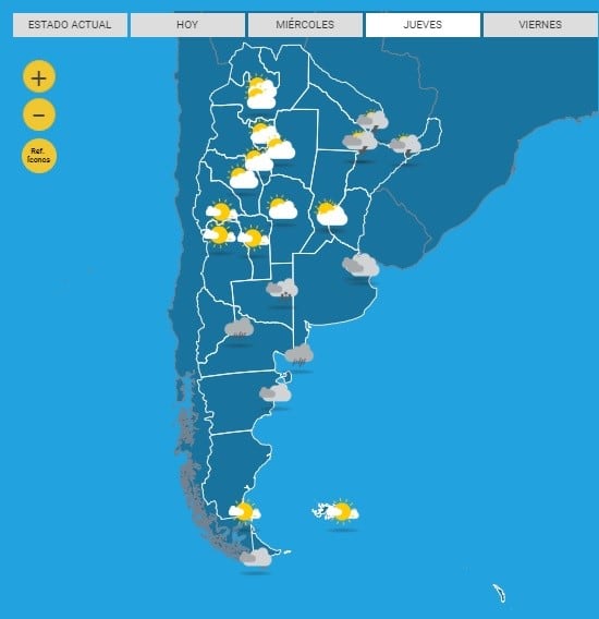 SMN prevén lluvias para el jueves.