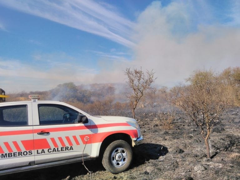 Vehículo bomberos de La Calera