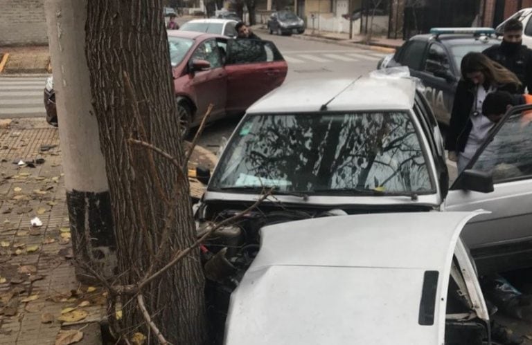 Un nuevo accidente en pleno centro mendocino.