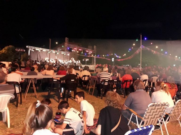 El concierto fue al aire libre (Gobierno de La Pampa)