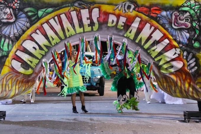 Posadas de antes. Los Carnavales de Antaño fueron el tema central del Ballet del Parque del Conocimiento. (Misiones Online)