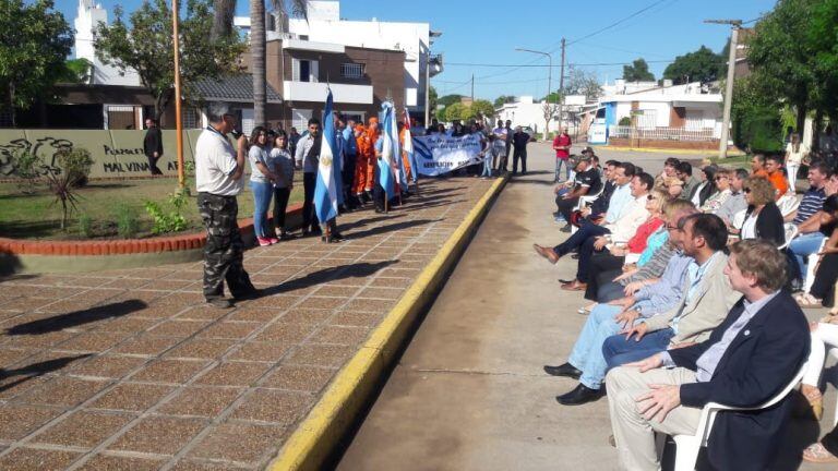 Acto Día del Veterano y de los Caídos en la Guerra de Malvinas en Arroyito