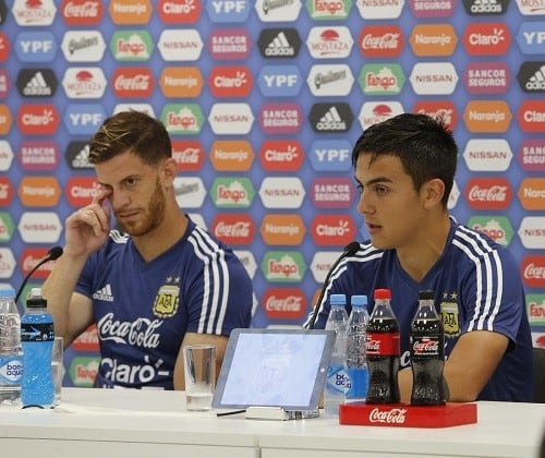 Ansaldi habló con la prensa este miércoles tras la práctica matutina. (Selección Argentina)