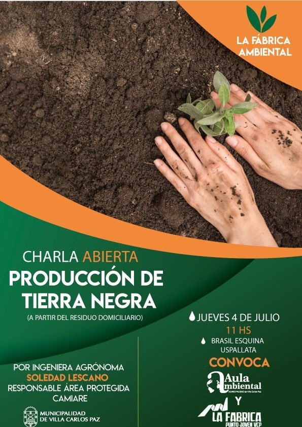 Charla sobre producción de tierra negra