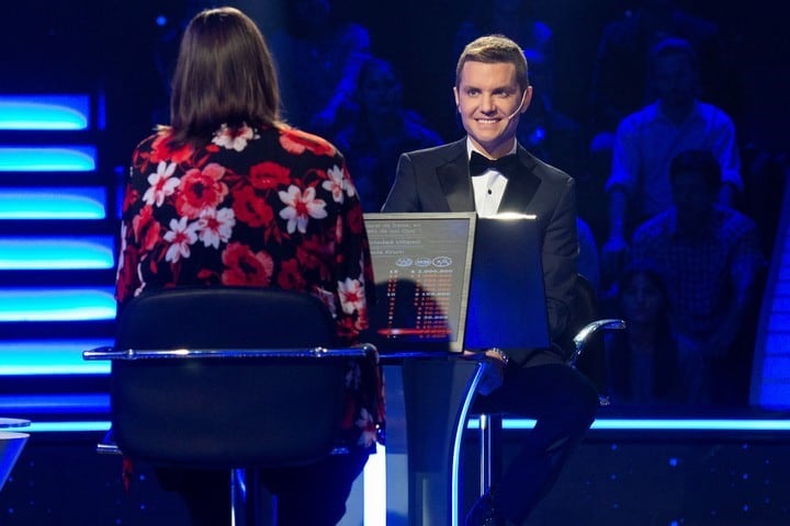 Santiago del Moro en su debut como conductor de "¿Quién quiere ser millonario?"