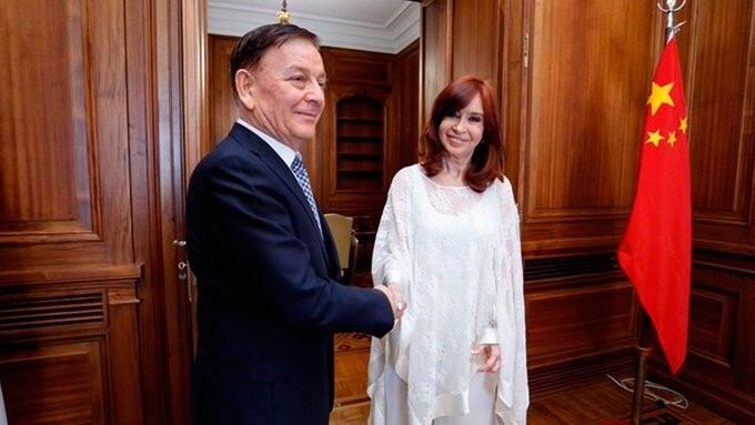 Cristina Kirchner recibió a las delegaciones de China y Rusia. (crédito: prensa Cristina Kirchner)