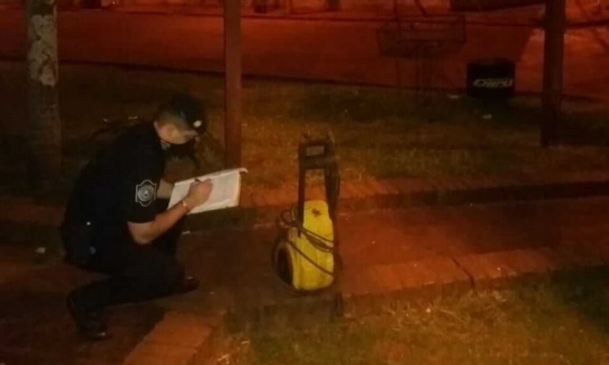 Recuperan una hidrolavadora que había sido robada en Oberá