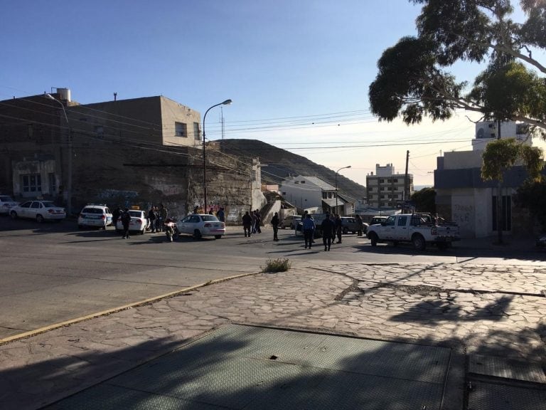 Accidente en San Martín y Alsina.