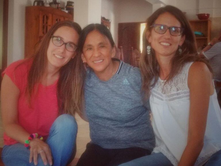 Elizabeth Gómez Alcorta junto a Milagro Sala (Foto: Archivo)