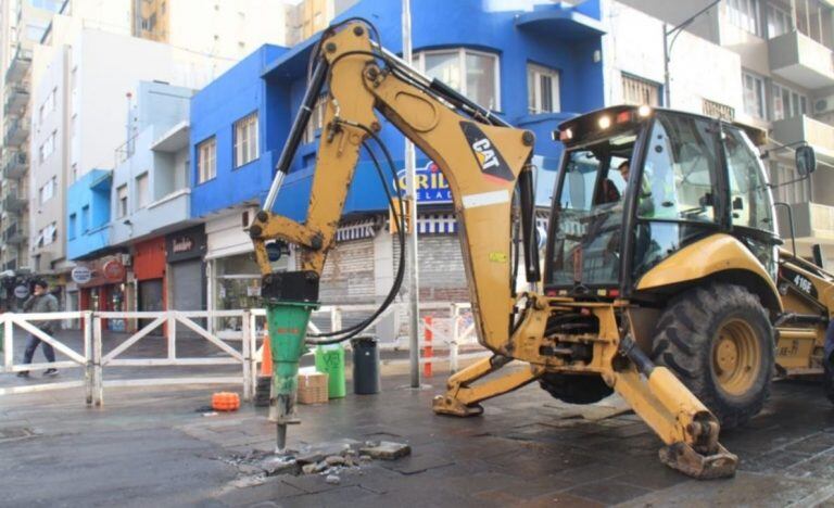 "Mar del Plata no puede tener una peatonal en estas condiciones, dijo Arroyo