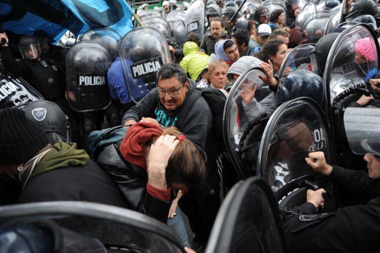 Accidentes en la 9 de Julio (crédito: Juano Tesone)