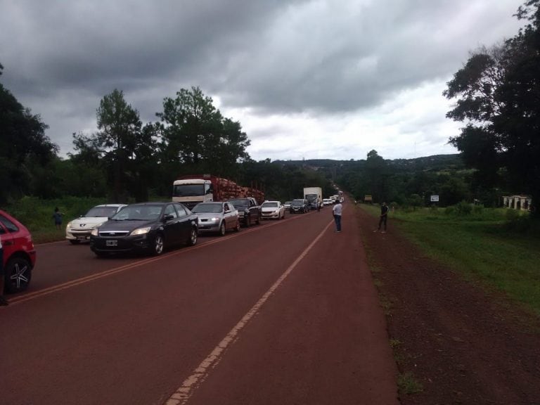 La ruta se libera durante 15 minutos por cada hora de protesta.