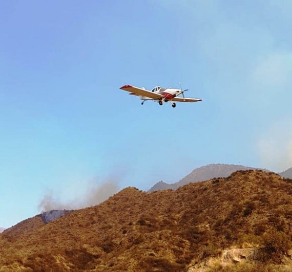 Incendio en el Cerro Arco