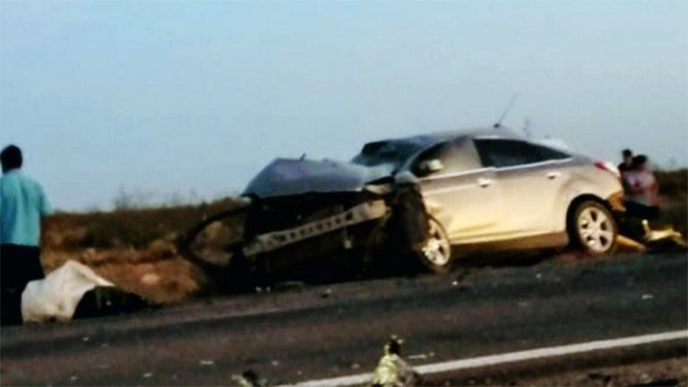 El hecho ocurrió en la ruta 151Foto: Catriel25Noticias.