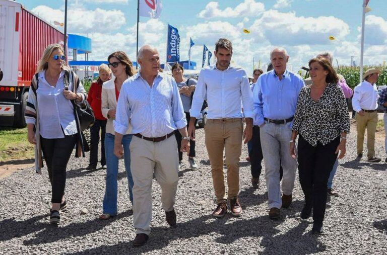 Lifschitz y Lavagna en Expoagro, San Nicolás