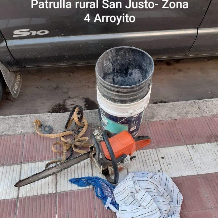 Patrulla Rural San Justo hecho de abigeato en El Tio