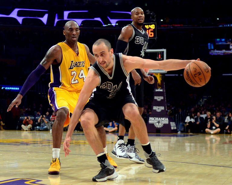 Manu y Bryant (Foto:EFE/EPA/PAUL BUCK CORBIS OUT)