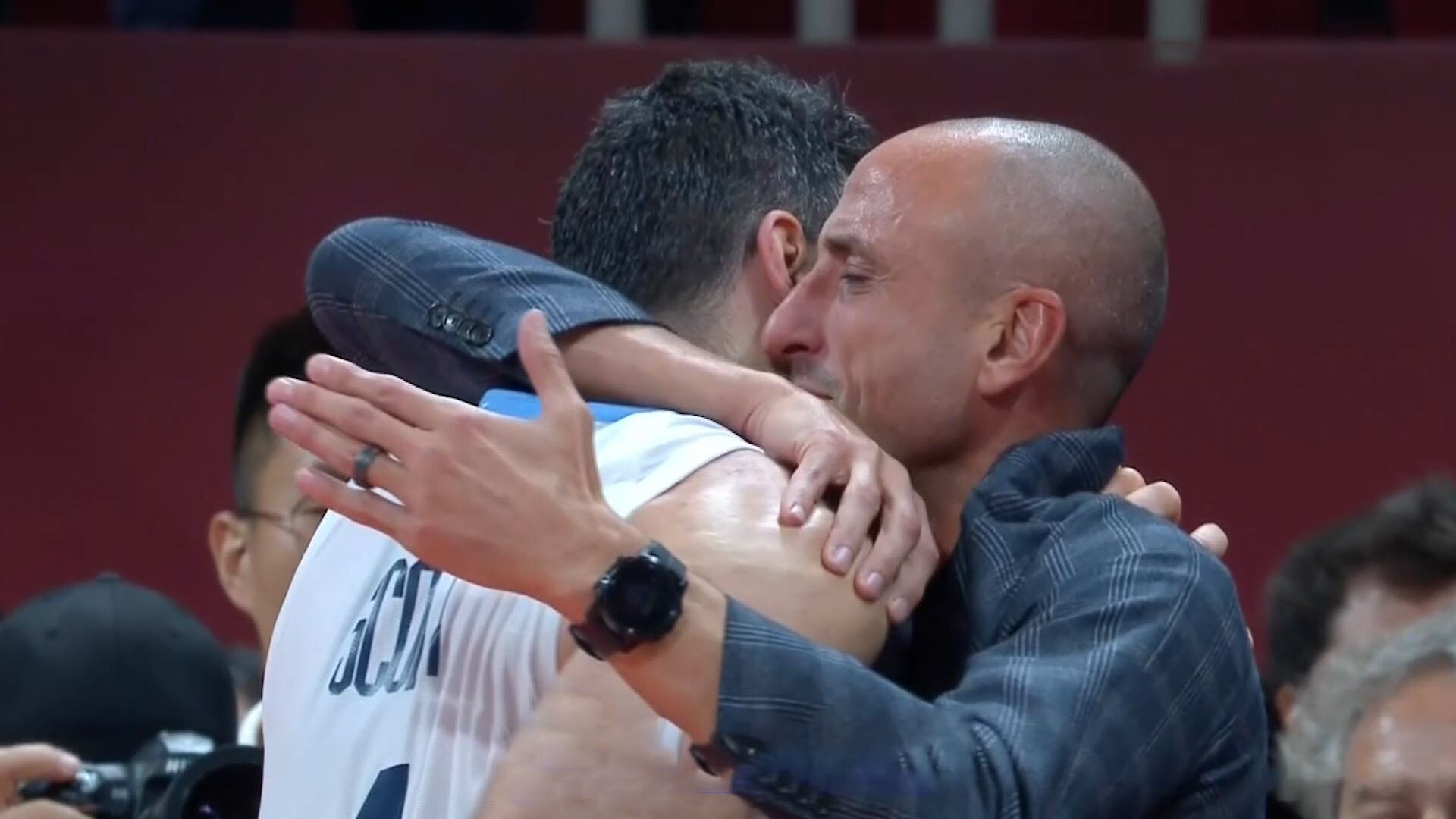 Scola y Ginobili, dos estrellas del deporte argentino.