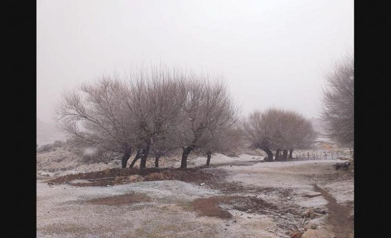 Postales de la primera nevada de este invierno 2020 en las sierras cordobesas