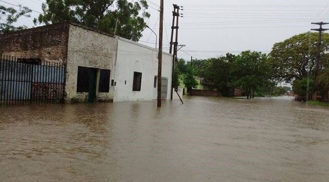 Temporal en Curuzú Cuatiá. (Foto: Corrientes Hoy)