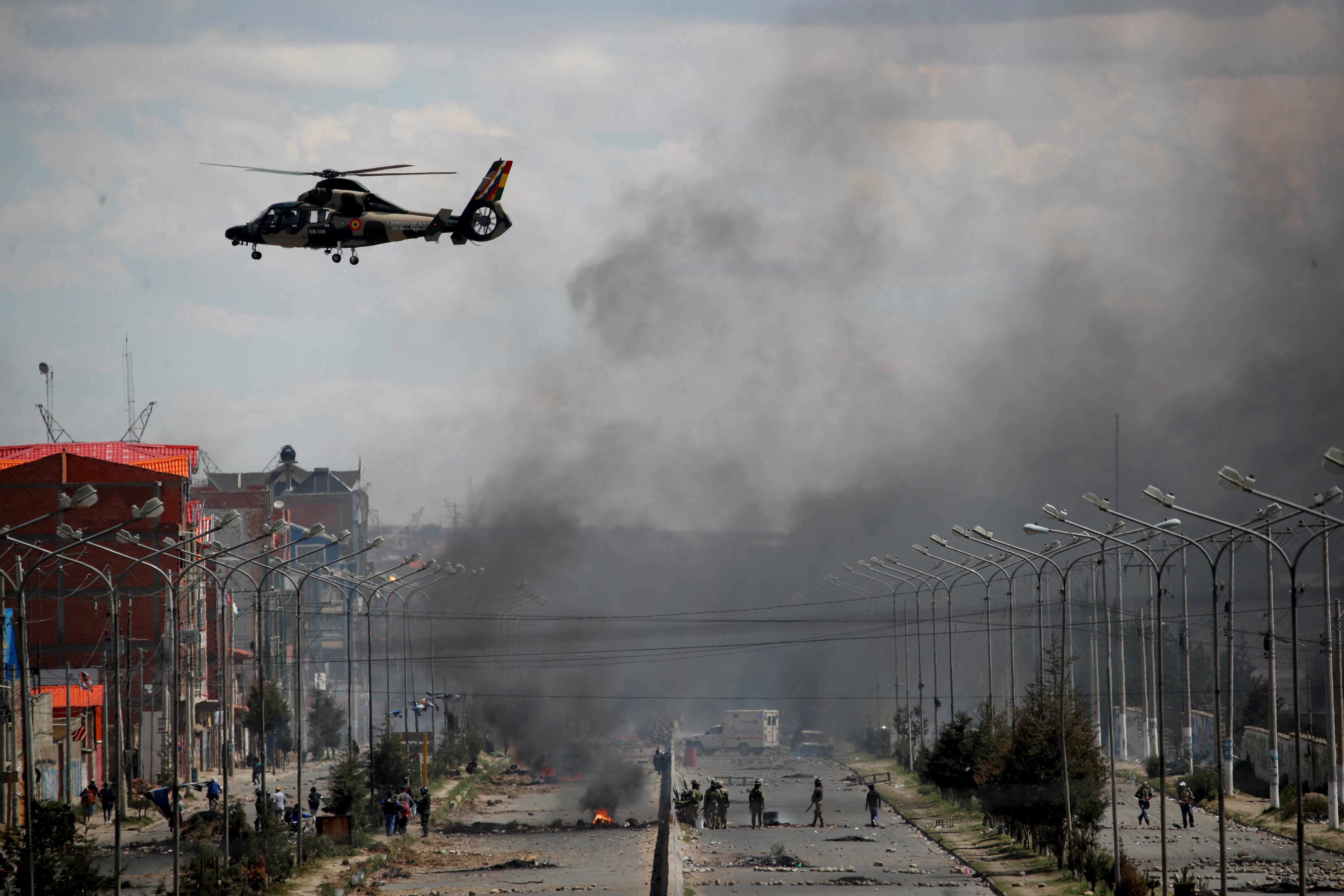 Represión en Bolivia en 2019