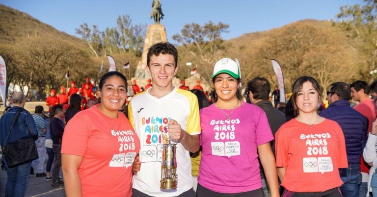 Salta, el séptimo relevo del Tour de la Antorcha (Fotos: Pablo Elías/Buenos Aires 2018).