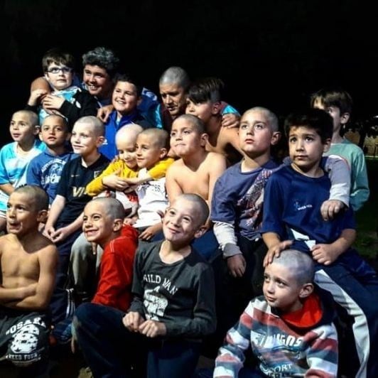 "Las Pulguitas", el equipo de Rugby del Mendoza Rugby Club de 7 años.