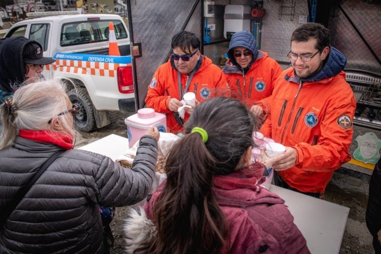 Se inauguró en Ushuaia la plaza Croacia