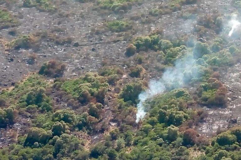 El incendio en Las Calles se encuentra contenido en un 80%.