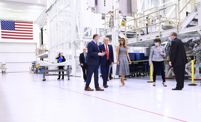 Donald y Melania Trump (Foto: Brendan Smialowski/AFP)