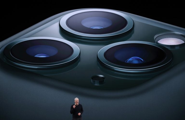 El nuevo detalle del iPhone Pro. (AFP)