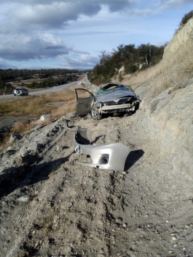 Accidente vial. Tolhuin.