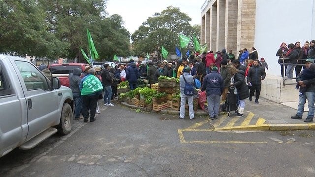 Productores realizaron un "alimentazo" en Santa Fe.(Web)