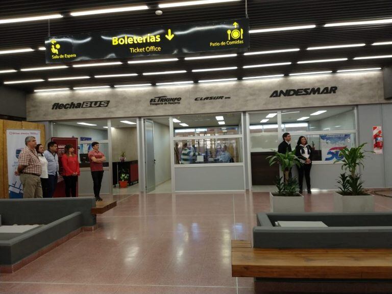 Obras en la Terminal de San Juan.