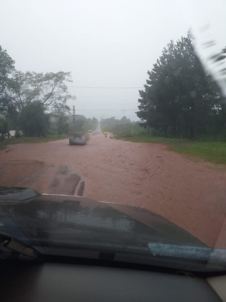 Lluvias en Jardín América.