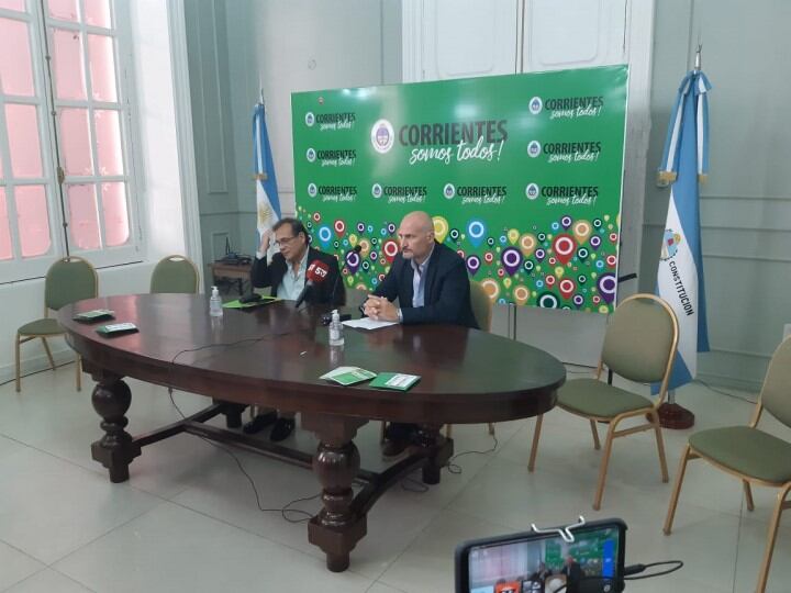 Conferencia de prensa de Sebastián Slobayen anunció un adicional para malloneros y guías de pesca.